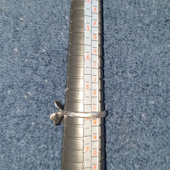 Elegant Vintage18k White Gold High-Quality Diamond Golden Dew Flower Ring - Picture 14 of 14